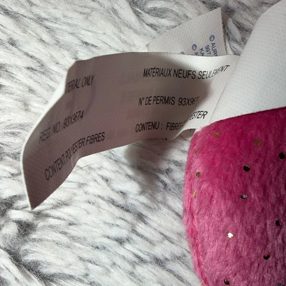 Aurora Pink Plush Seahorse Small‎ Beanie NWOT